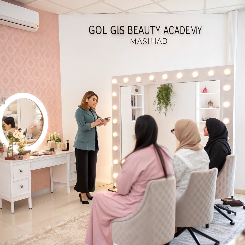 آموزشگاه گل گیس آموزشگاه آرایش زنانه در مشهد رضاشهر